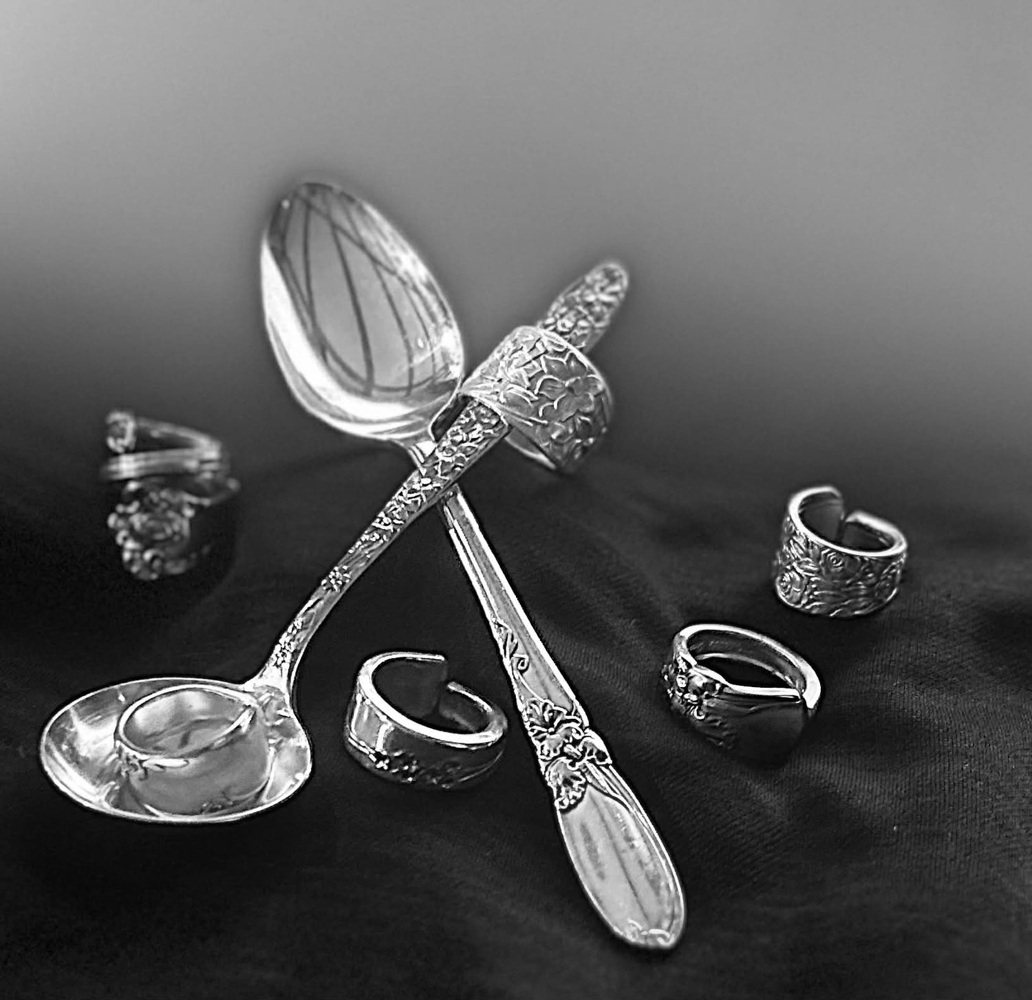Antique Spoon Rings