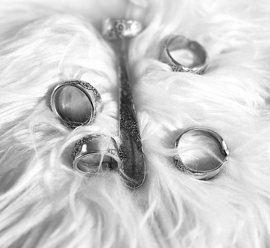 Totally Vintage 1950 Bridal Wreath Pattern Spoon Ring Limited Stock