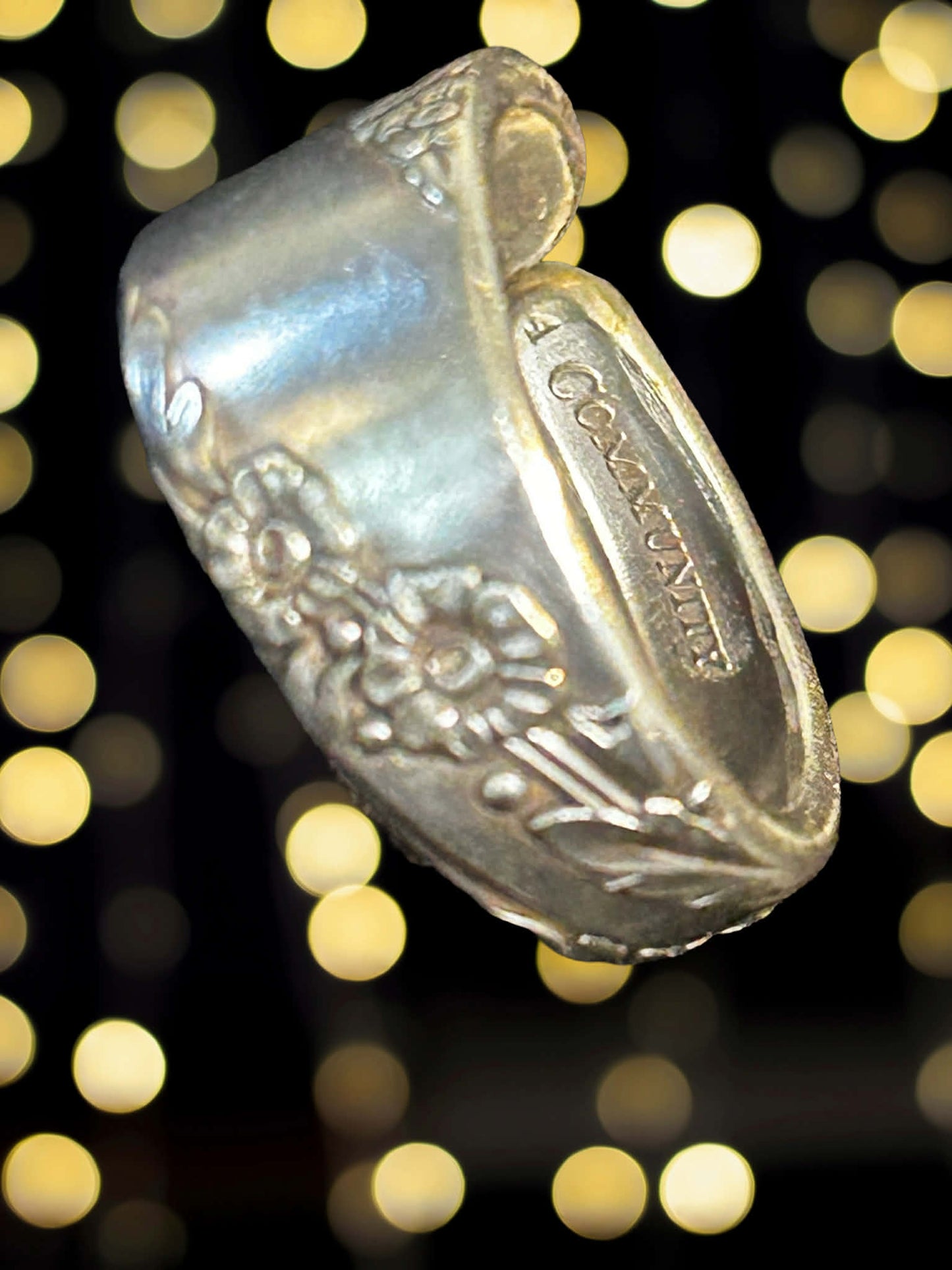 Totally Vintage 1950 Bridal Wreath Pattern Spoon Ring Limited Stock